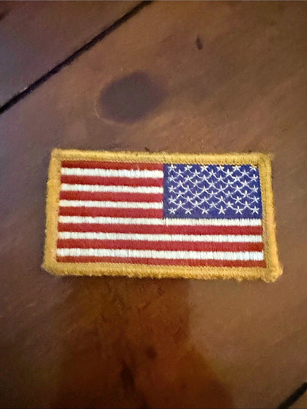 American Flag Embroidered Patch